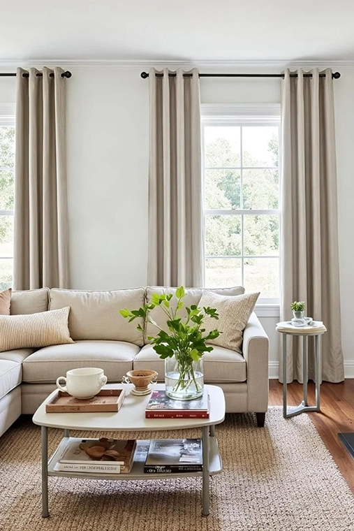 Une salon qui a beaucoup de la luminosité pour montrer l’importance de la luminosité dans la vente d’une maison