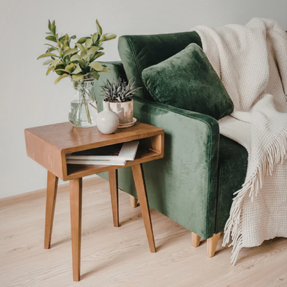 Notre vision d'un sofa et table d'appoint sur la page à propos de Decora Concept