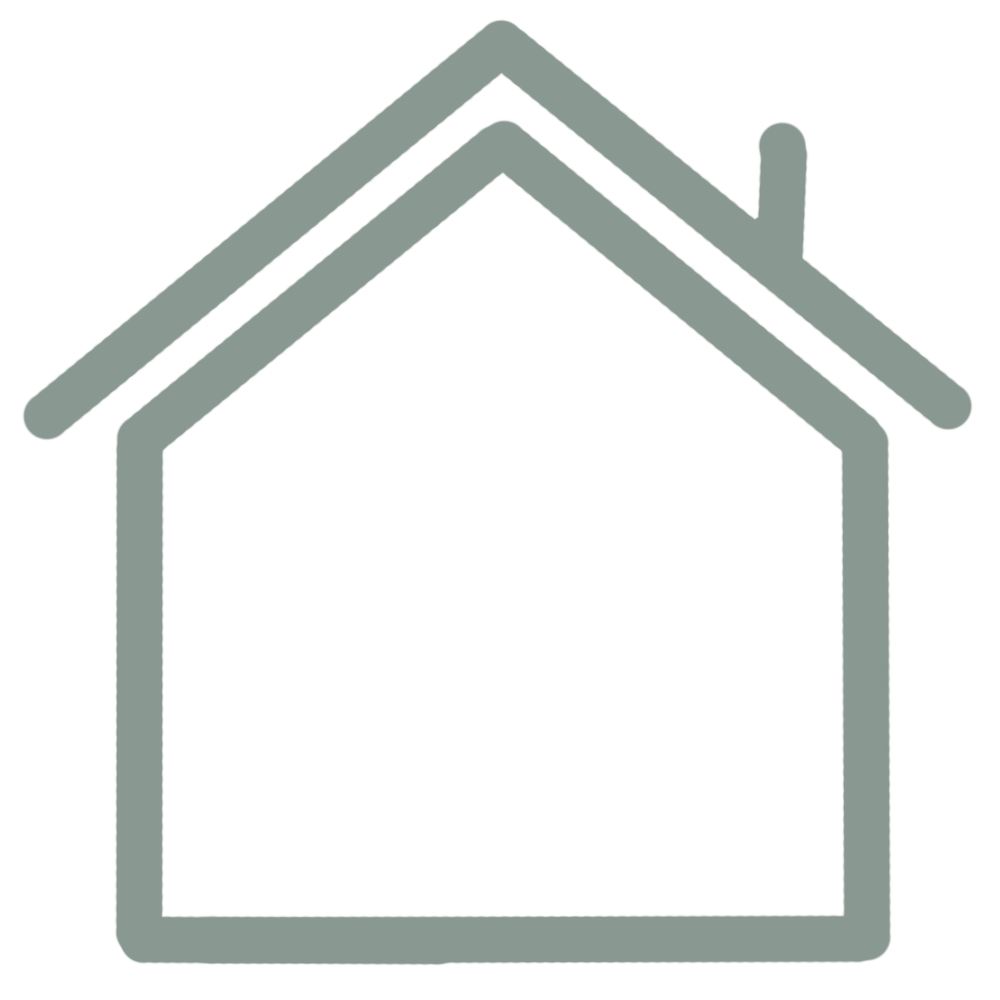 Image d'arrière-plan avec une maison verte illustrée, de pourcentage d'avantage d'utiliser les services du home staging.